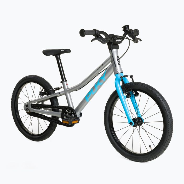 PUKY LS Pro 18 children's bicycle silver-blue 2