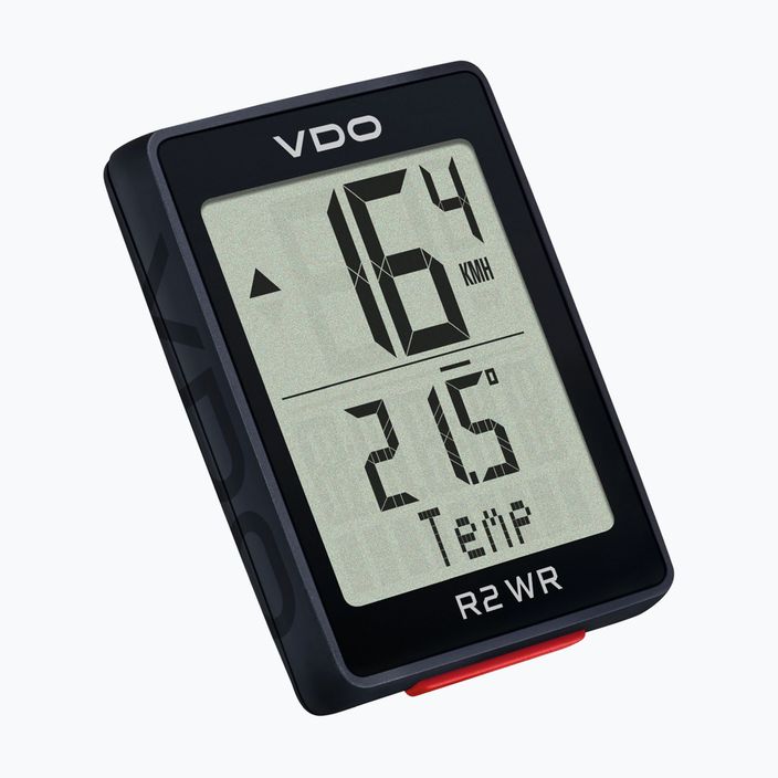 VDO R2 WR bicycle counter black 64020 2