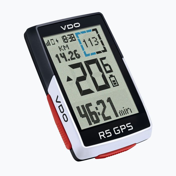 VDO R5 GPS Full Sensor Set bicycle counter black and white 64052 2