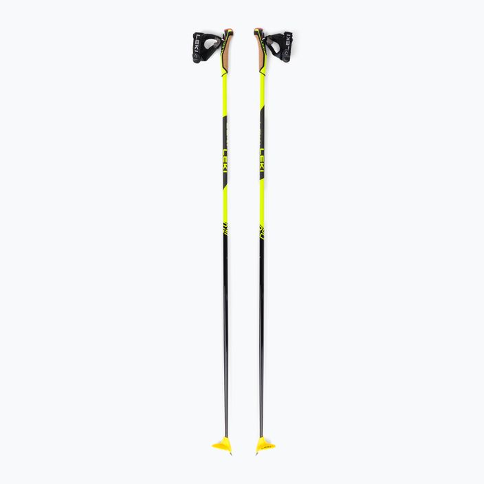 LEKI PRC 650 cross-country ski pole black/yellow 65240871140