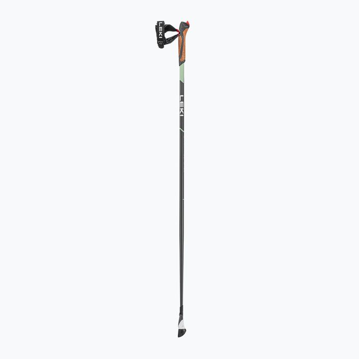 LEKI Smart Response nordic walking poles dark anthracite/smokegreen/white