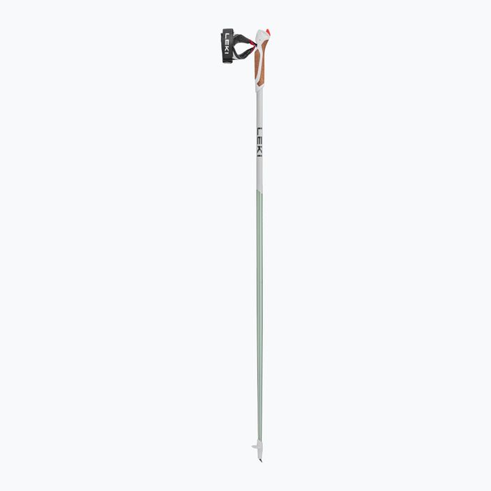 LEKI Passion Nordic walking poles white and green 65325251100