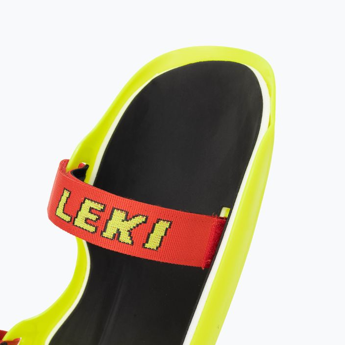 LEKI Worldcup Pro neon shin guards 5