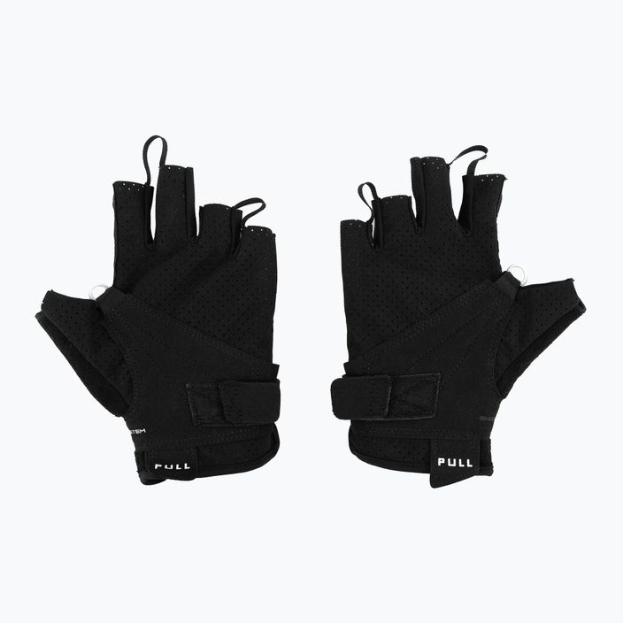 LEKI Nordic walking gloves Nordic Breeze Shark Short black and white 653703301100 2