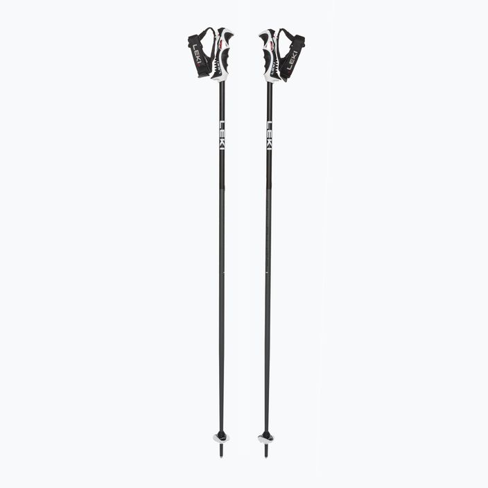 LEKI Bold Lite S black/grey/red ski poles
