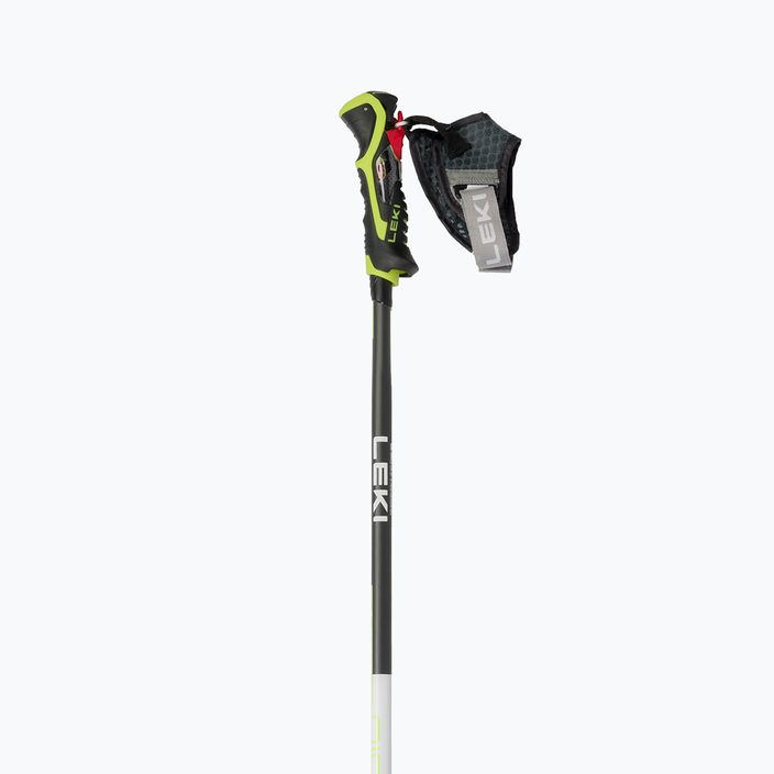 LEKI Airfoil 3D ski poles white/yellow 2