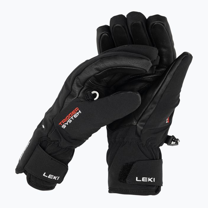 Women's Ski Gloves LEKI Cerro 3D black