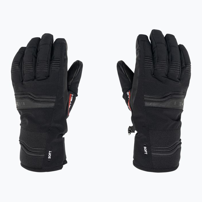 Men's Ski Gloves LEKI Cerro 3D black 3