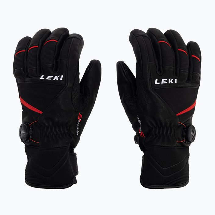 LEKI Griffin Tune S Boa men's ski glove black/red 649808302080 3