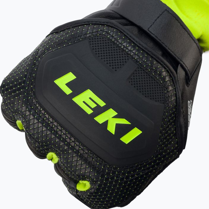 LEKI Worldcup Race Flex S Speed System men's ski glove black-green 649802301080 4