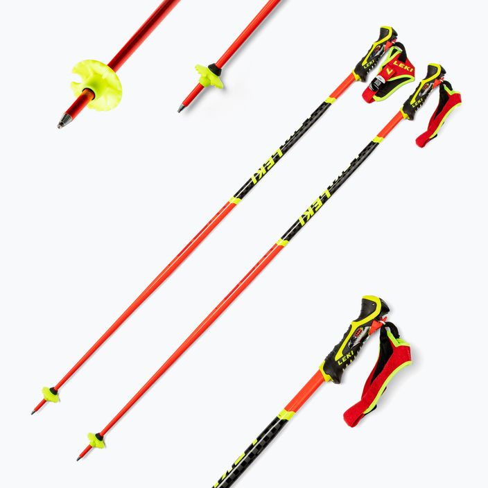 LEKI Wcr Sl 3D ski poles red 65067481 6