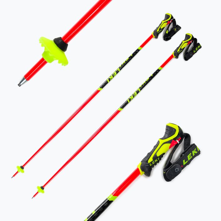 LEKI Wcr Lite Sl 3D children's ski poles red 65065851 8