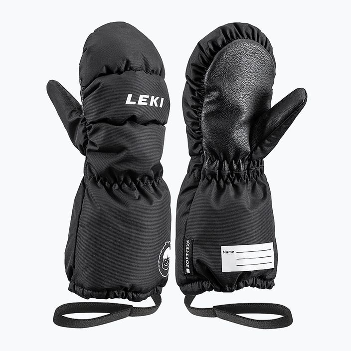 LEKI Children's Ski Gloves Little Eskimo Mitt Long black 650801401020 4