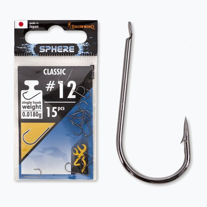 Browning Sphere Classic silver fishing hooks 4794012
