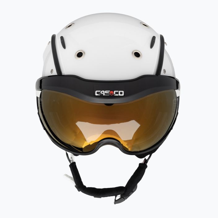 CASCO Ski Helmet SP-6 Visorb White 07.2578 2