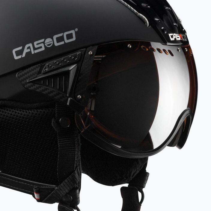 CASCO ski helmet SP-2 Carbonic Visor black 07.3732 6