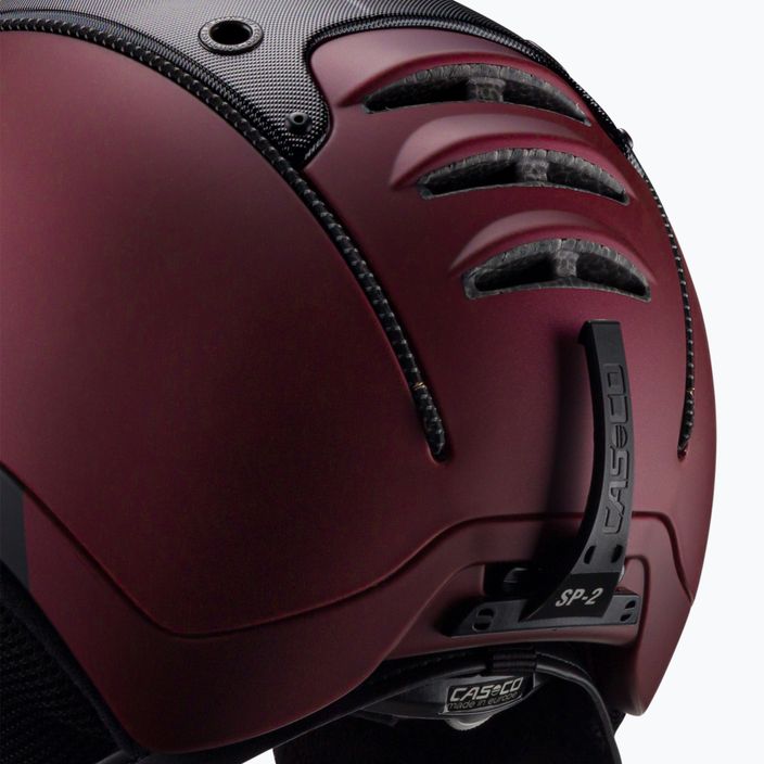 Ski helmet CASCO SP-2 Carbonic Visor red 07.3738 7