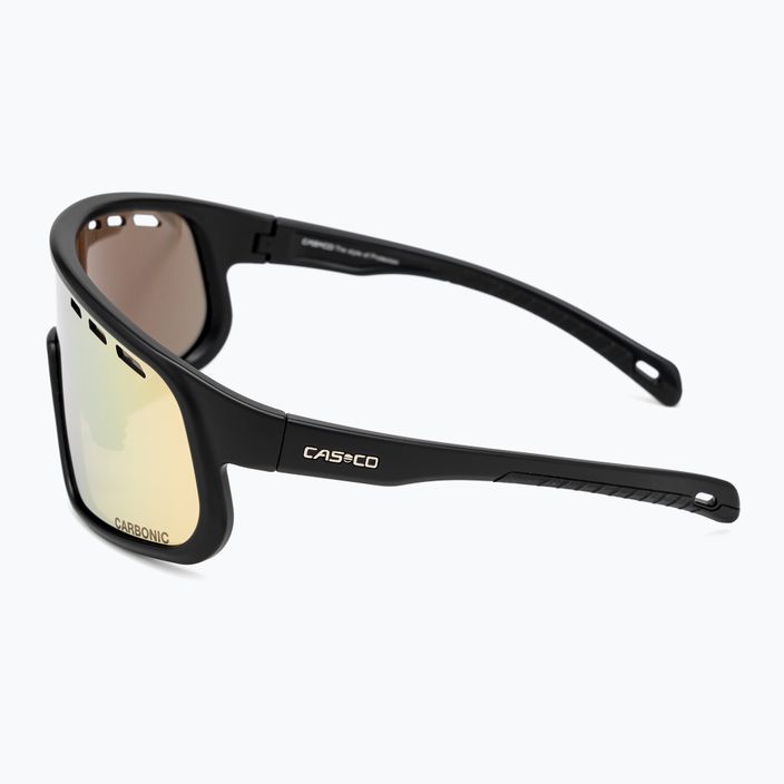 CASCO SX-25 Carbonic black/gold mirror sunglasses 4