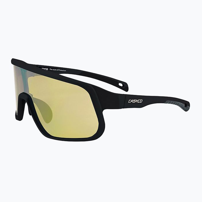 CASCO SX-25 Carbonic black/gold mirror sunglasses 5