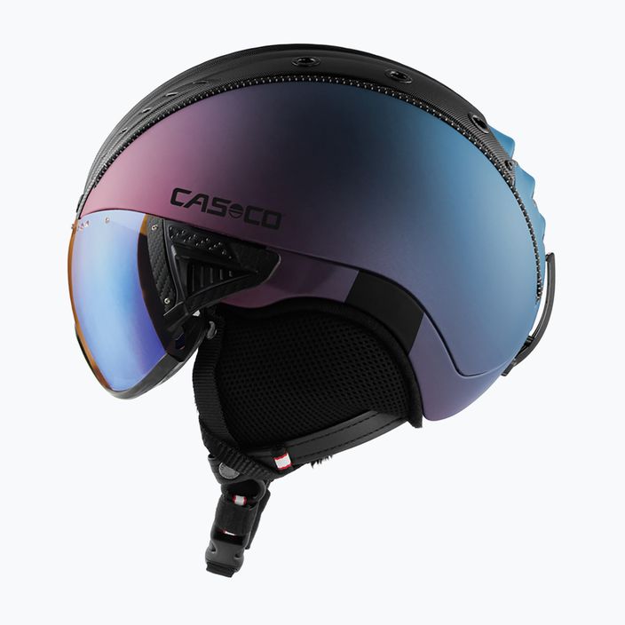 Ski helmet CASCO SP-2 Photomatic Visor strustured celestial gradient matte 6