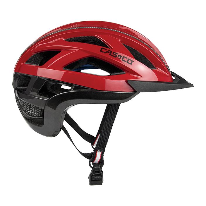 CASCO Cuda 2 ruby noir bicycle helmet 2