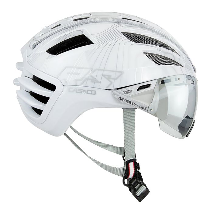CASCO Speedairo 2 RS pure motion white bicycle helmet 2