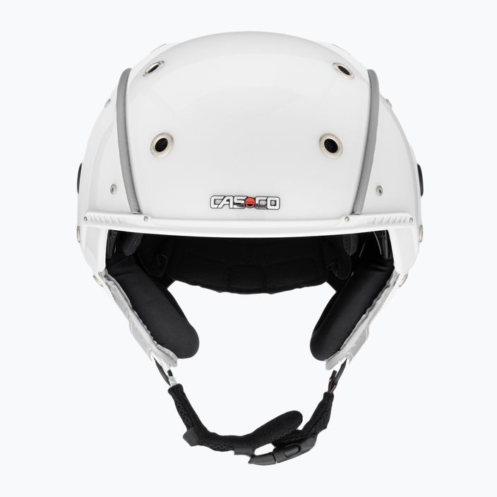 CASCO SP-3 airwolf white ski helmet 2