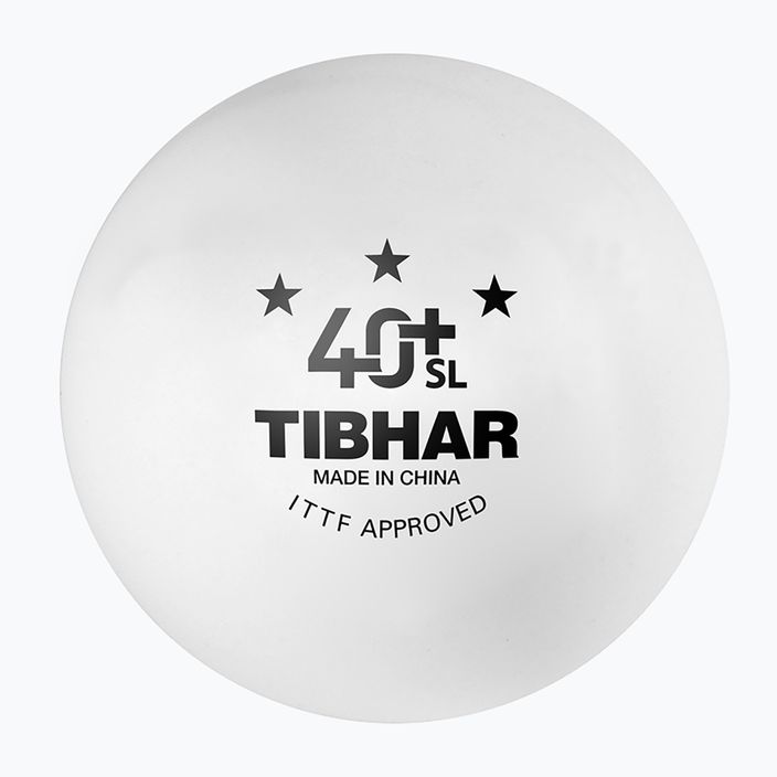 Tibhar HHH 40+ SL table tennis balls 3 pcs white 2