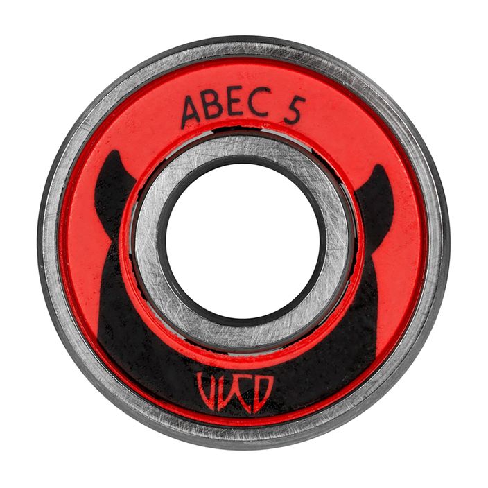 Wicked ABEC 5 8-pack red/black bearings 310035 2