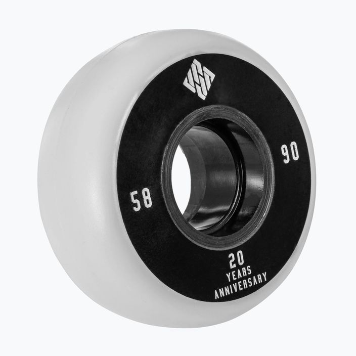 USD TEAM 58mm/90A rollerblade wheels 4 pcs white 700481 2