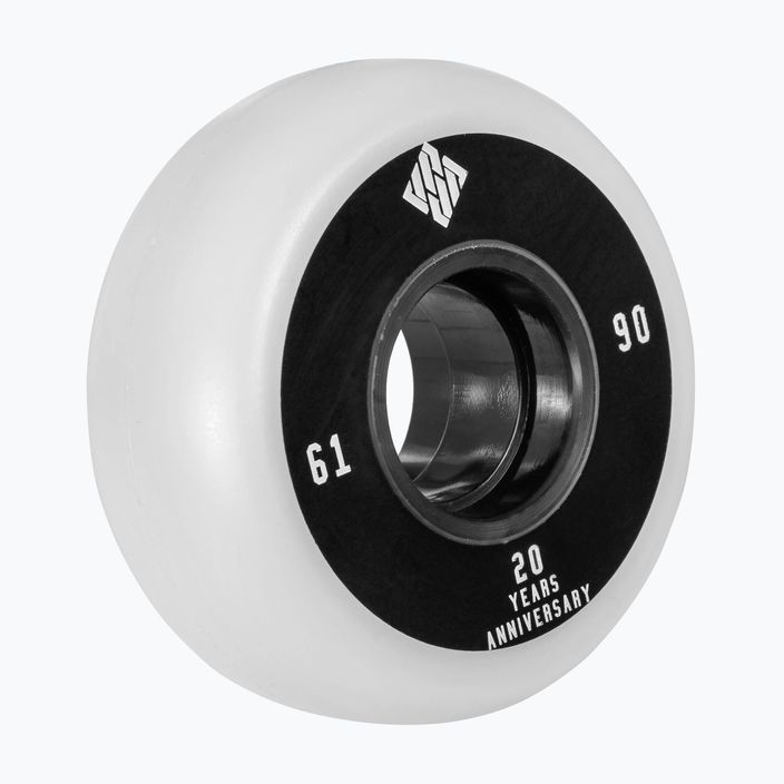 USD TEAM 61mm/90A rollerblade wheels 4 pcs white 700482 2
