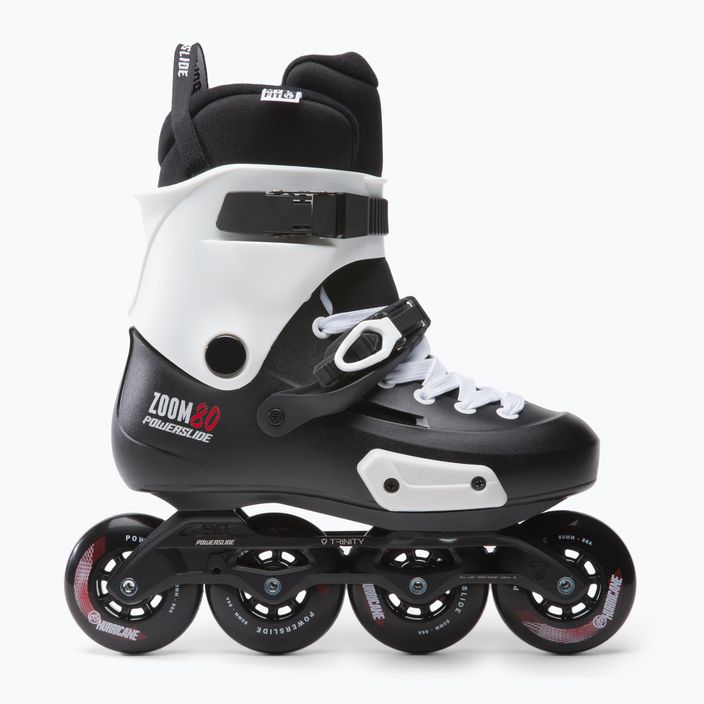 Powerslide men's roller skates Zoom Pro 80 black and white 880237 2