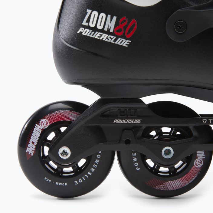 Powerslide men's roller skates Zoom Pro 80 black and white 880237 7