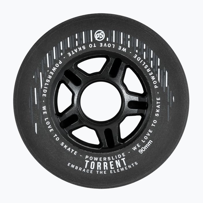 Powerslide Torrent Rain 4-Pack rollerblade wheels black 905364