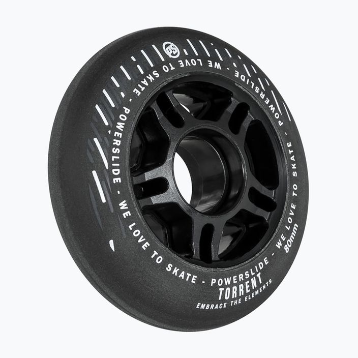 Powerslide Torrent Rain 4-Pack rollerblade wheels black 905365 2