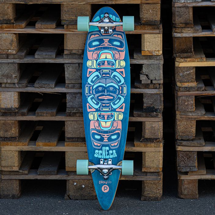 Playlife Seneca longboard skateboard blue 880294 8