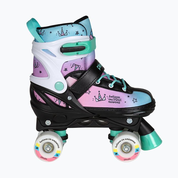Playlife children's roller skates Unicorn pink/teal