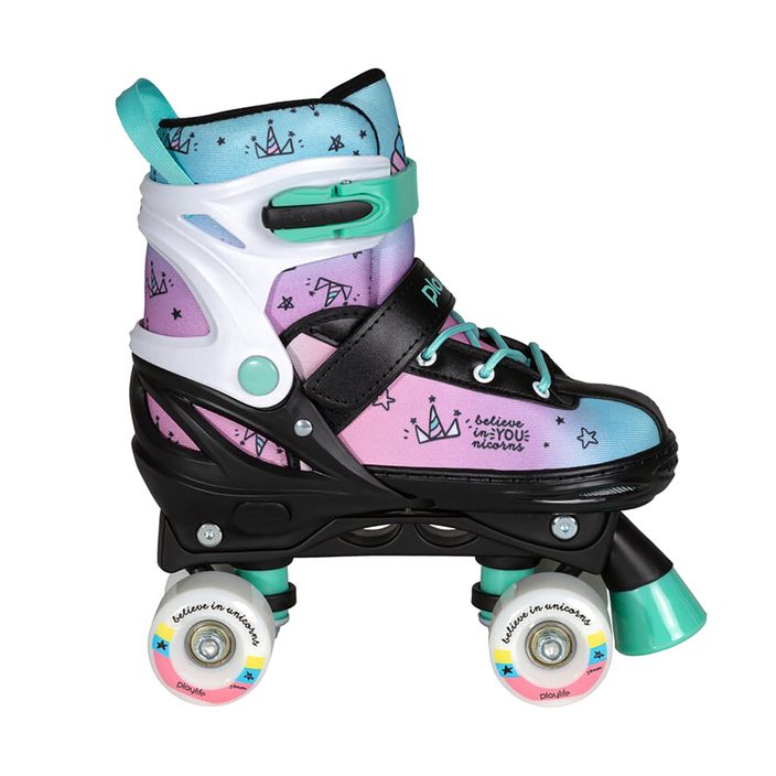 Playlife children's roller skates Unicorn pink/teal 2