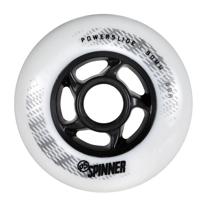 Powerslide Spinner rollerblade wheels 4 pcs white 905442 2