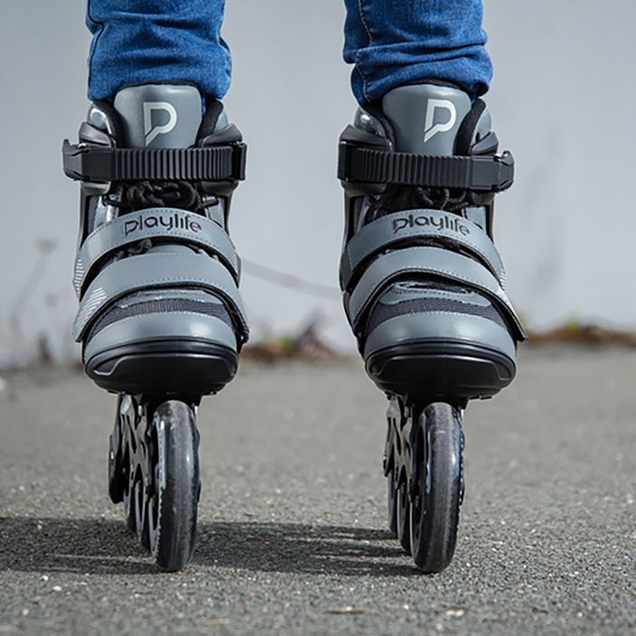 Men's Playlife GT 110 black/grey roller skates 14