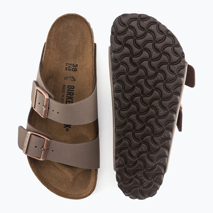 BIRKENSTOCK Arizona BFBC Narrow mocha slides 9