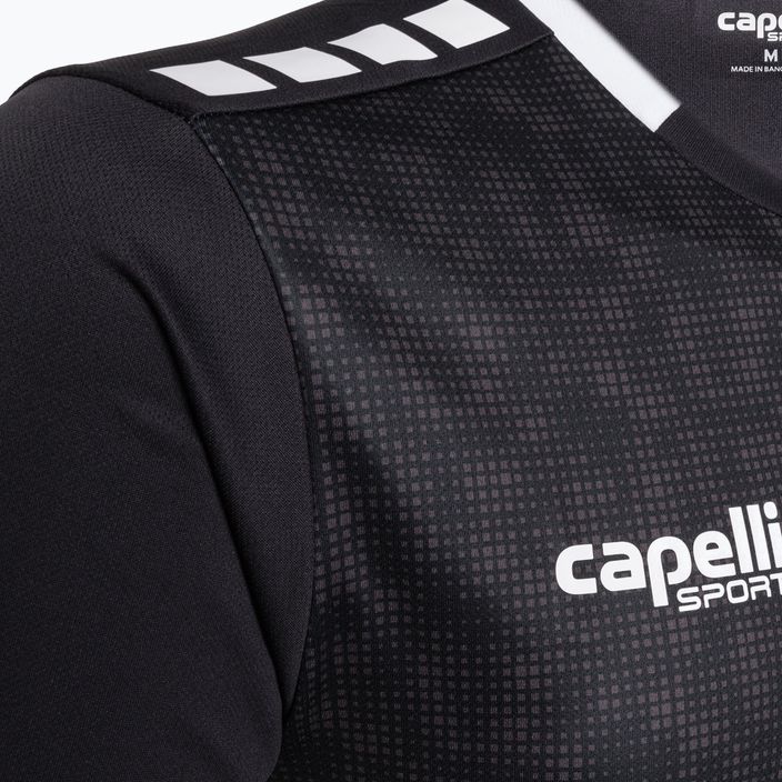 Men's Capelli Cs III Block black/white football shirt 3