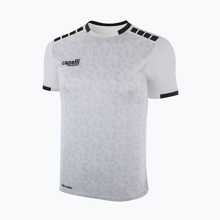 Capelli Cs III Block Youth football shirt white/black 4