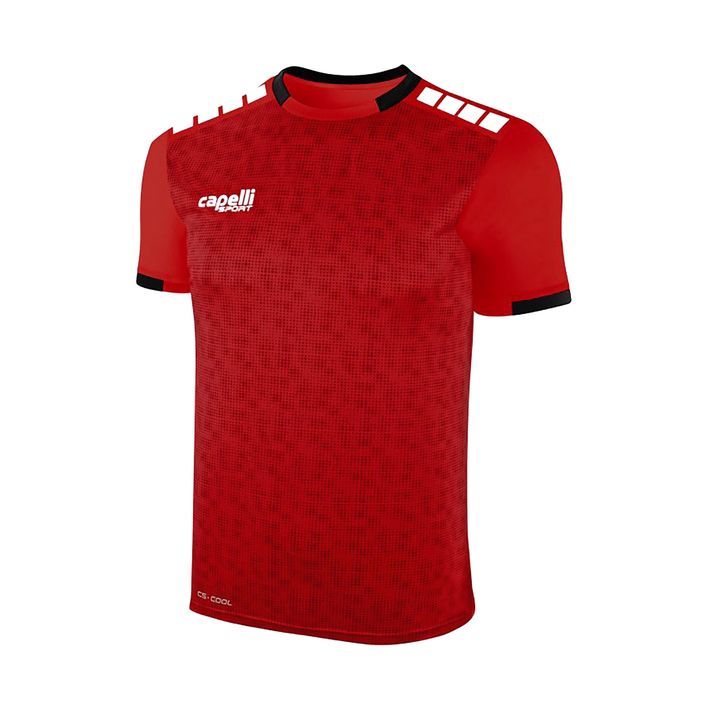 Capelli Cs III Block Youth red/black children's football shirt 2
