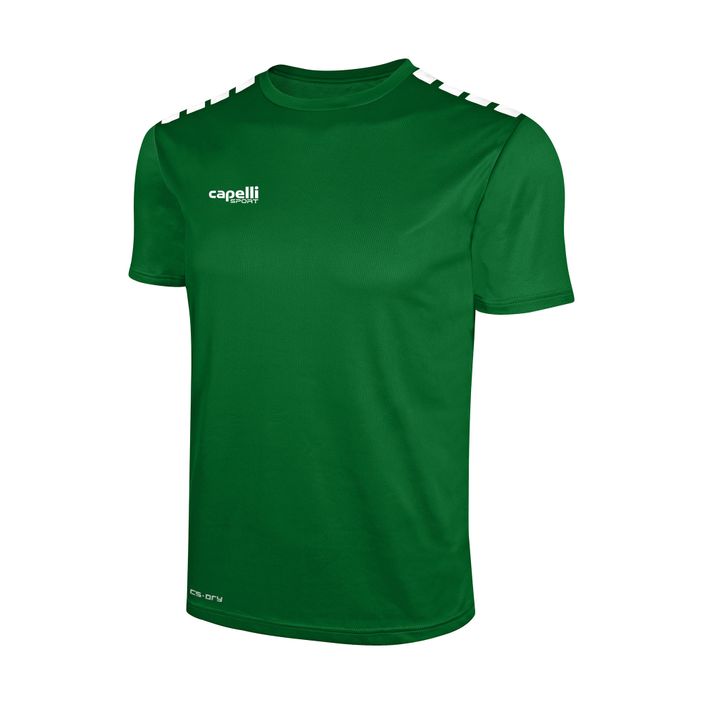 Men's football shirt Cappelli Cs One Adult Jersey SS green/white 2