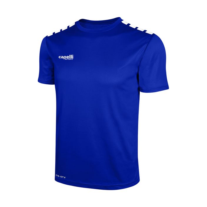 Men's football shirt Cappelli Cs One Adult Jersey SS royal blue/white 2