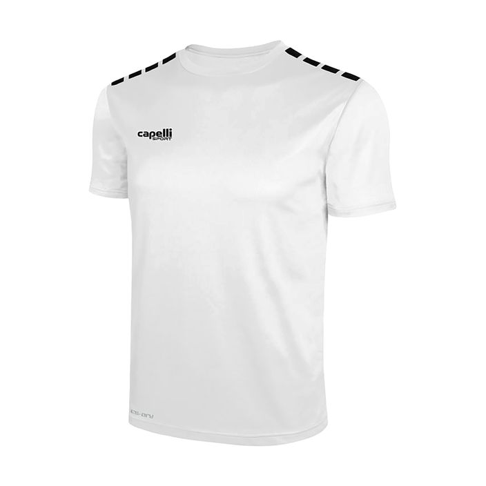Children's football shirt Cappelli Cs One Youth Jersey Ss white/black 2