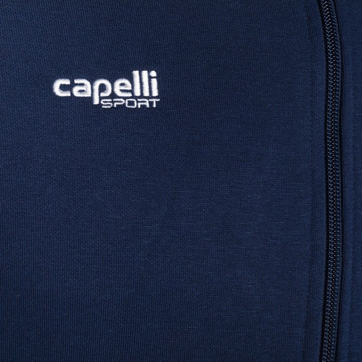 Men's Capelli Basics Adult Zip Hoodie football sweatshirt navy 3