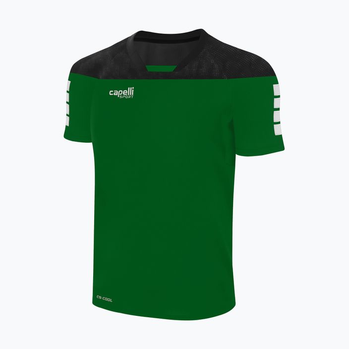 Capelli Tribeca Adult Training green/black men's football shirt 4