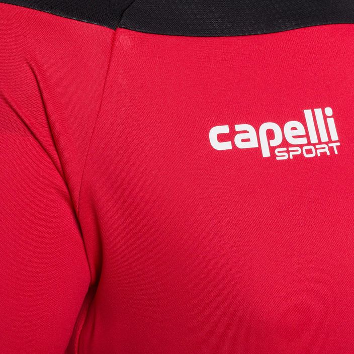 Capelli Tribeca Adult Training red/black men's football shirt 3